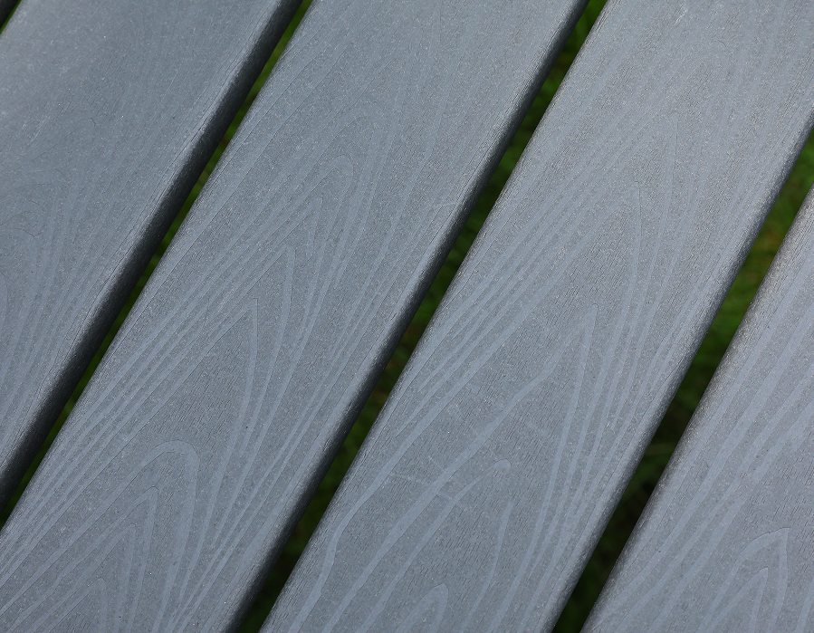 เก้าอี้รับประทานอาหาร HDPE หลังเดี่ยว Slate Grey